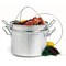 Norpro Krona 8 Quart Steamer and Cooker Set with Steamer and Pasta Strainer, Stainless Steel